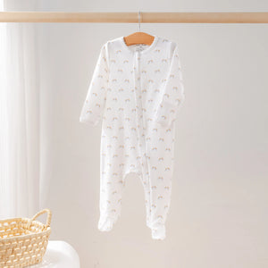 Baby Basics: Rainbow Bliss Organic Cotton Baby Pajama by Nola Tawk, Southern food gift main product photo