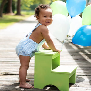 Baby Boy First Birthday Outfit – Smocked Blue Birthday Bubble by Seven Lantern Lane, children's boutique clothing detail photo 20