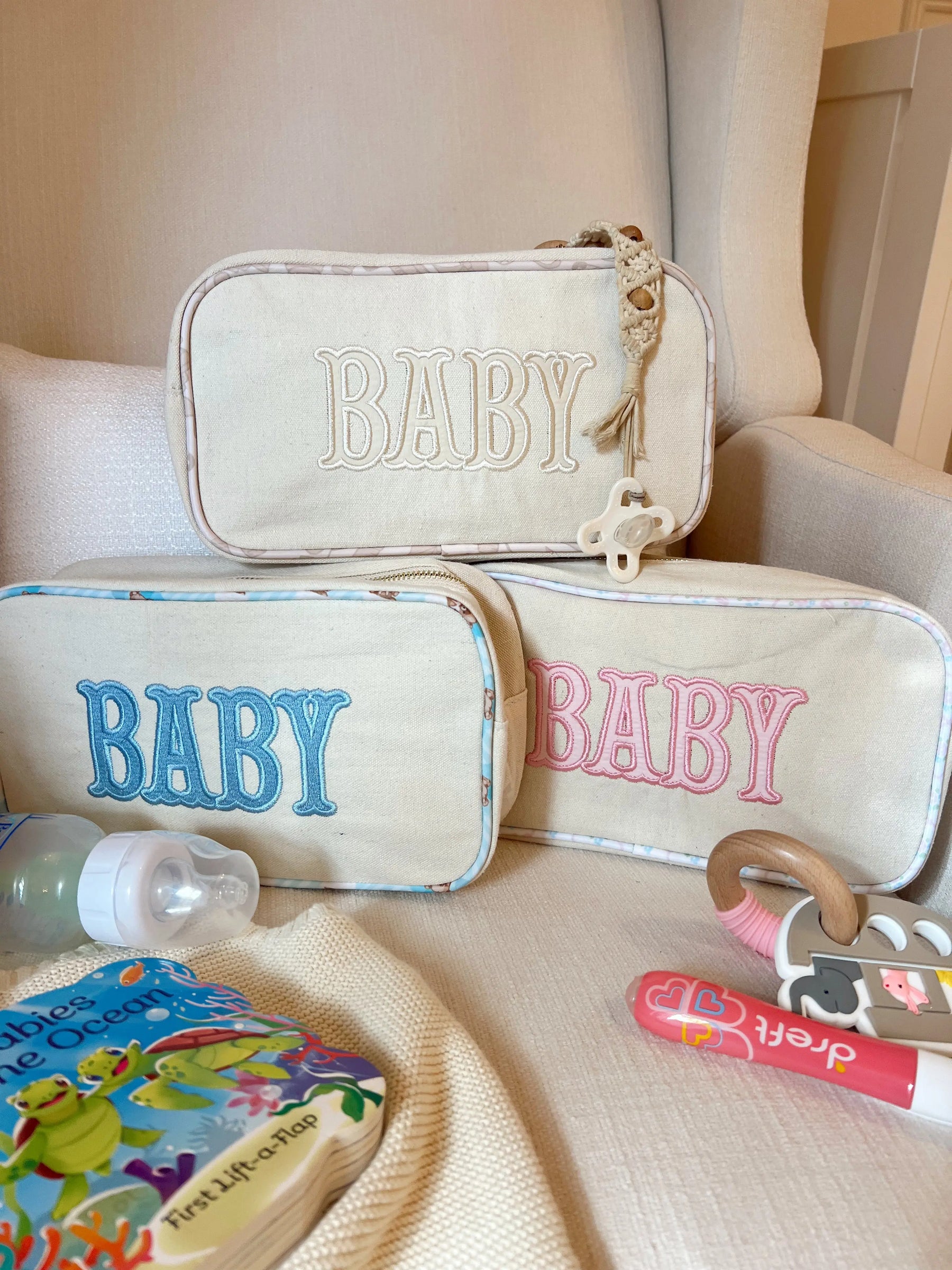 Baby - Large Canvas Bag by KenzKustomz, handmade leather goods detail photo 15