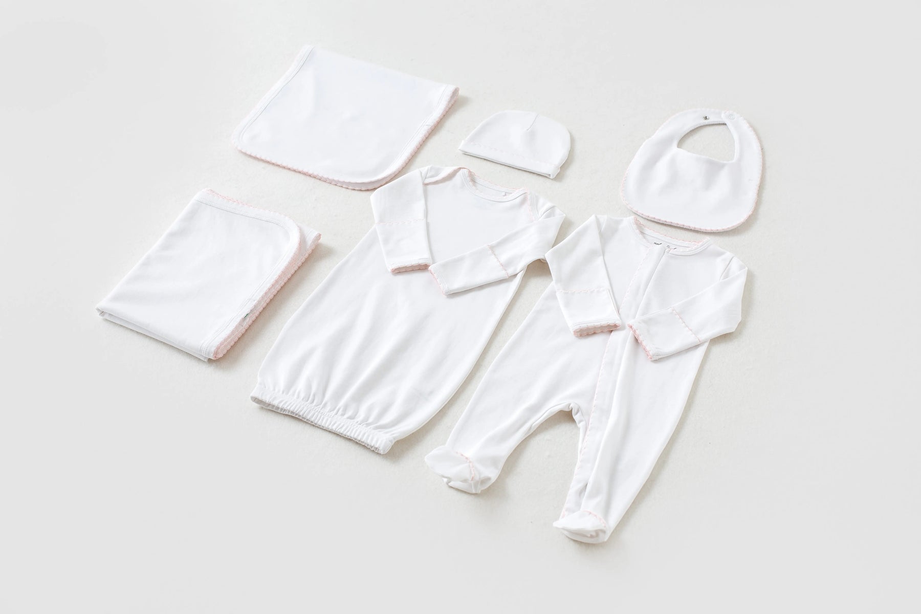 Baby Pink Newborn Take Me Home Set by Nola Tawk, children's boutique clothing main product photo