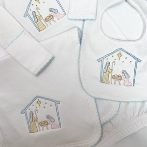 Baby Pink Newborn Take Me Home Set by Nola Tawk, children's boutique clothing detail photo 8