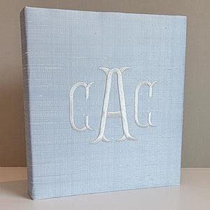 Baby Memory Book - Blue Silk (w/o Bow) by AP Creations in Tuscaloosa, paper gift detail photo 4