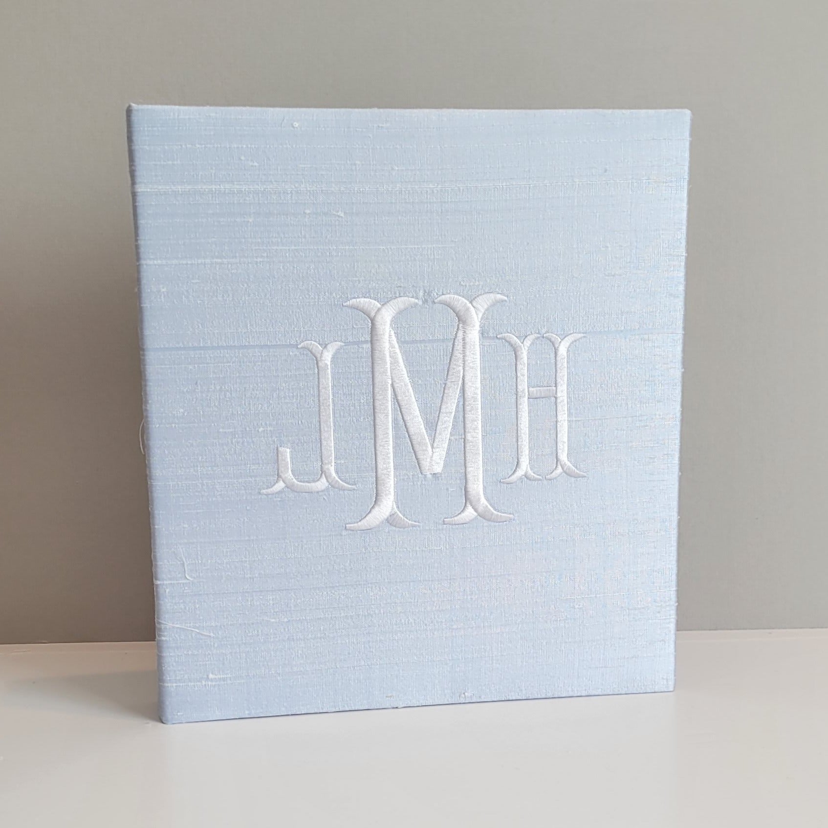 Baby Memory Book - Blue Silk (w/o Bow) by AP Creations in Tuscaloosa, paper gift detail photo 8