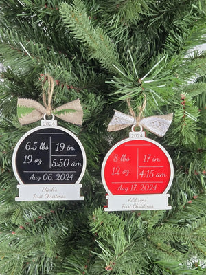 Baby's First Christmas Ornament by EverLee Creations, Southern home decor detail photo 4