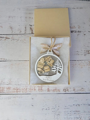Baby's First Christmas Ornament Tree Edition by EverLee Creations, Southern home decor detail photo 4