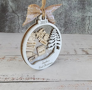 Baby's First Christmas Ornament Tree Edition by EverLee Creations, Southern home decor detail photo 11