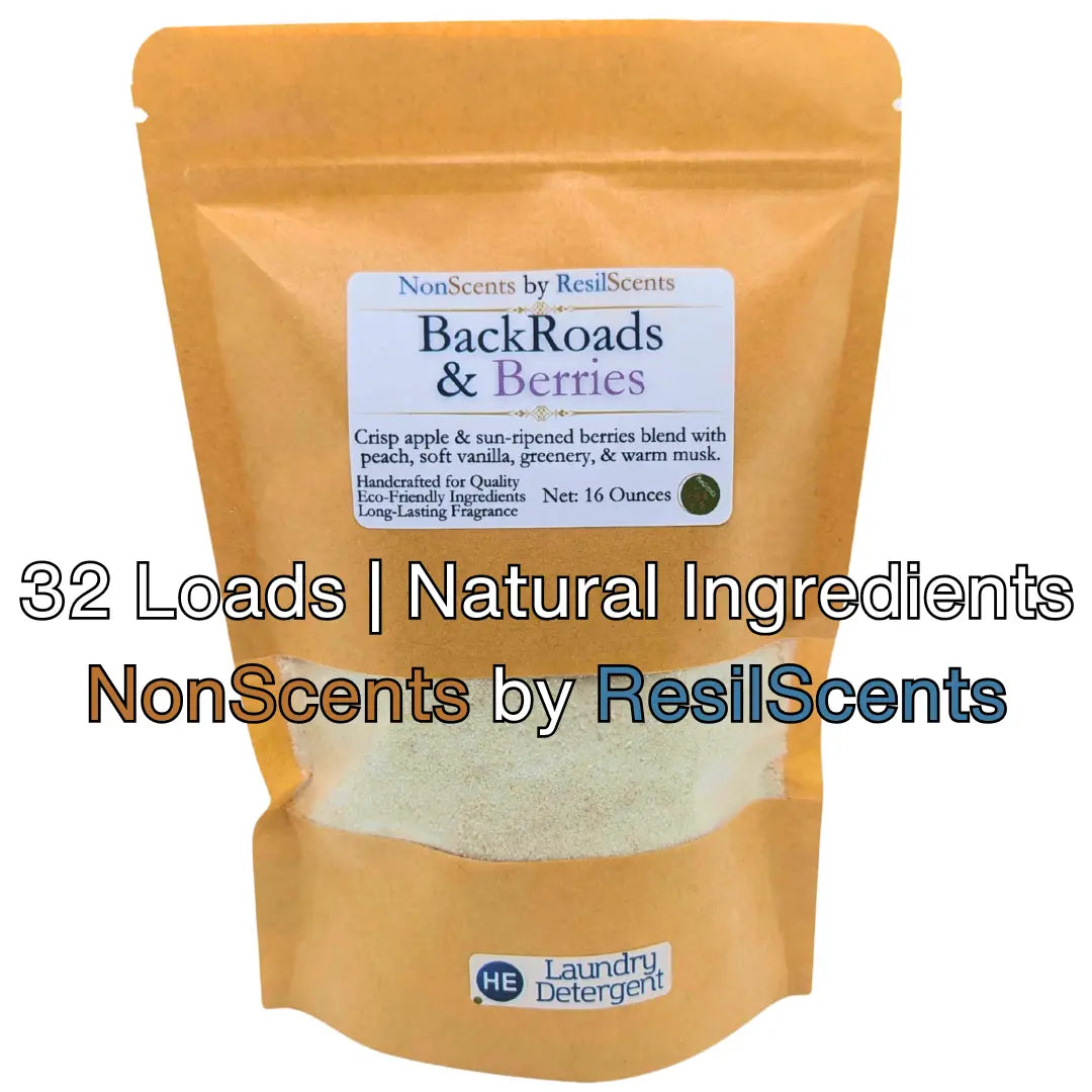 Backroads & Berries™ Laundry Detergent | Southern Fruit Clean – ResilScents™ by ResilScents, scented candle detail photo 2