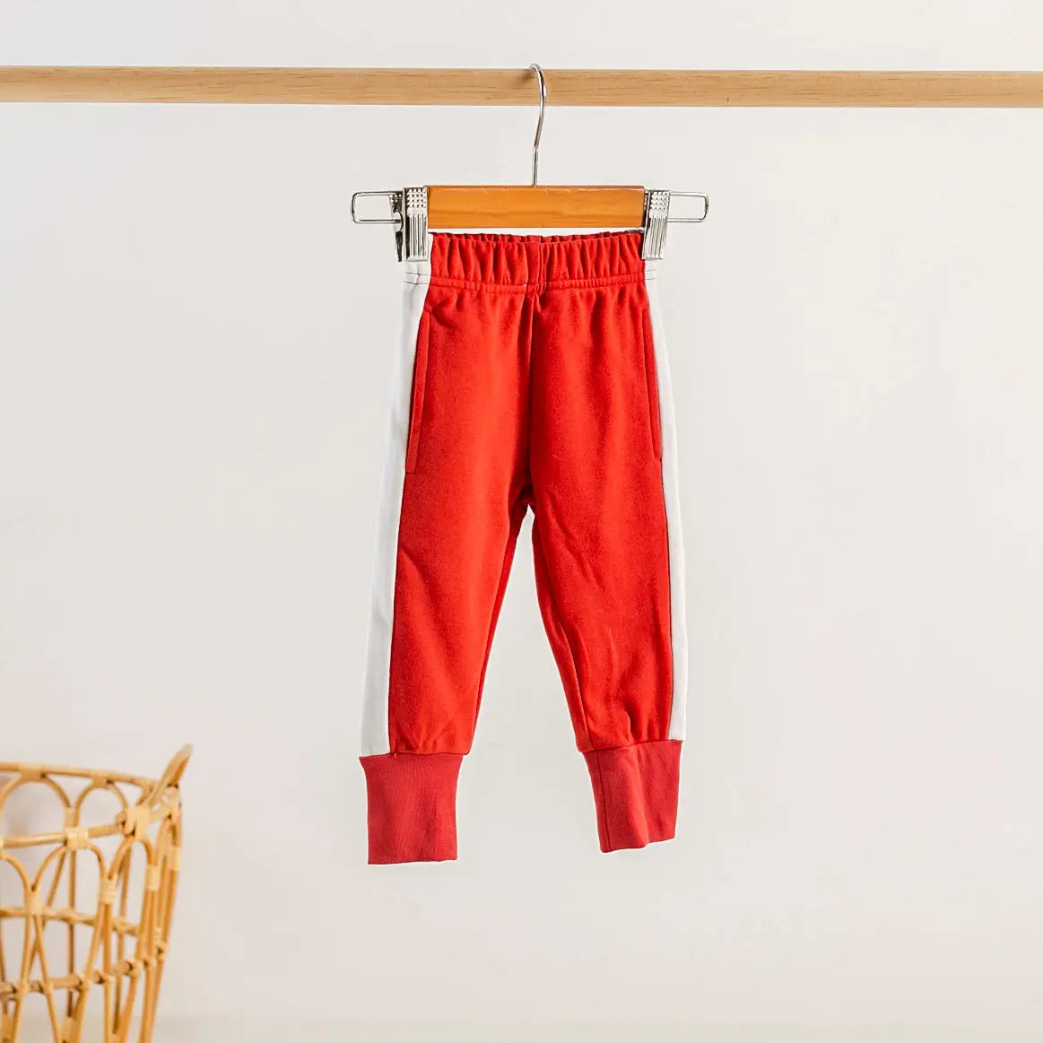 Baked Apple Cotton Joggers for Kids by Nola Tawk, joggers main product photo