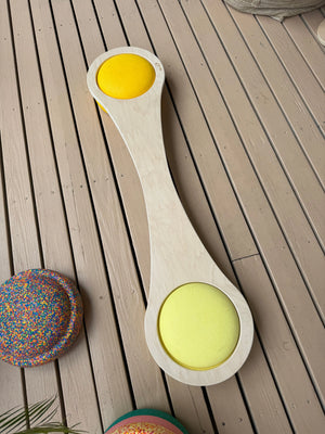 Balance Board - Stepping Stone Bridge & Play Surface for Stapelstein® by Maple Play, activity toys detail photo 7