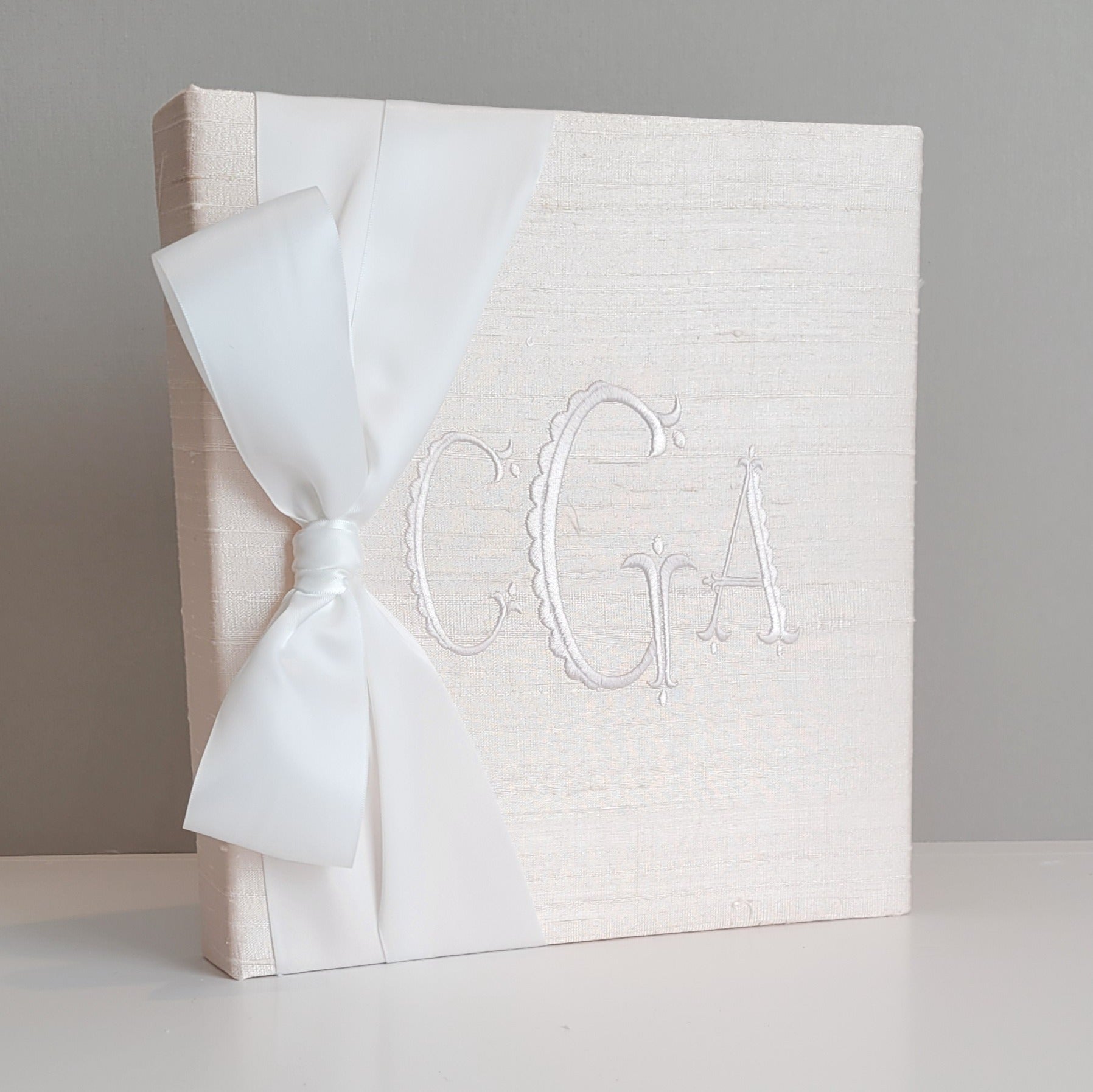 Baby Memory Book - Ballerina Silk (w/ SATIN Bow) by AP Creations in Tuscaloosa, paper gift main product photo