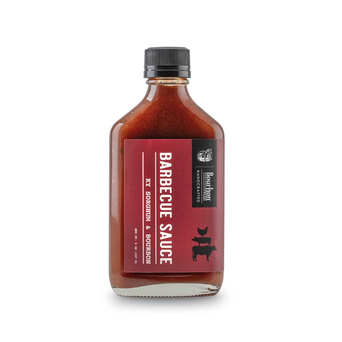 Barbecue Sauce with Bourbon and Sorghum by Bourbon Barrel Foods, Southern food gift main product photo
