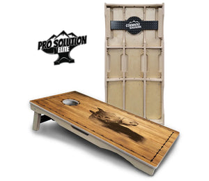 Barnyard Cornhole Boards - Pro Solution Elite Series by Cornhole Solutions, custom cornhole board detail photo 2