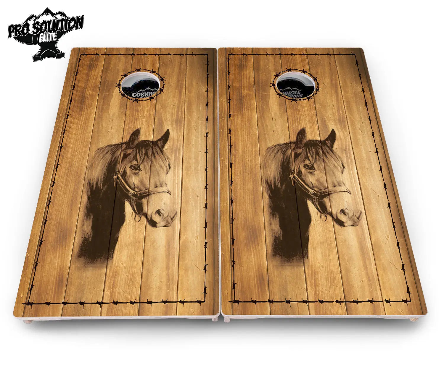 Barnyard Cornhole Boards - Pro Solution Elite Series by Cornhole Solutions, custom cornhole board detail photo 5