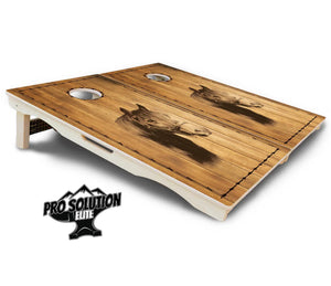 Barnyard Cornhole Boards - Pro Solution Elite Series by Cornhole Solutions, custom cornhole board detail photo 6