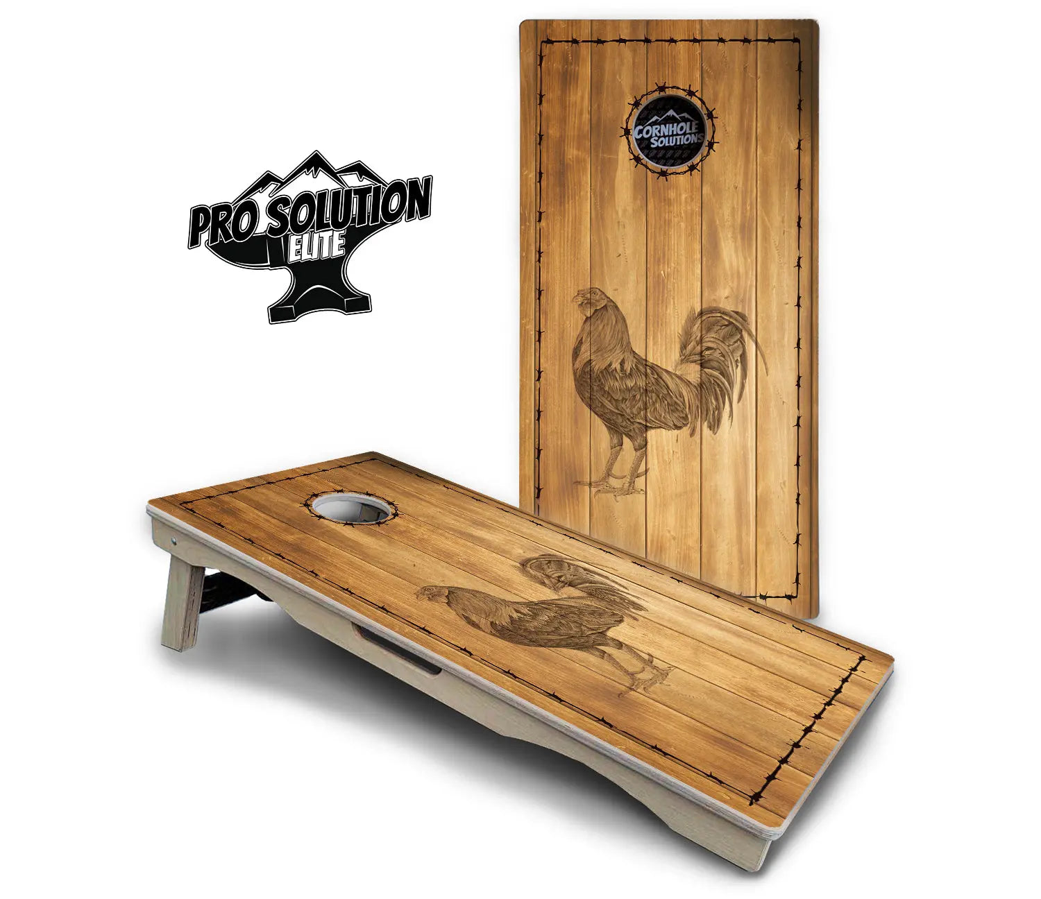 Barnyard Cornhole Boards - Pro Solution Elite Series by Cornhole Solutions, custom cornhole board detail photo 9
