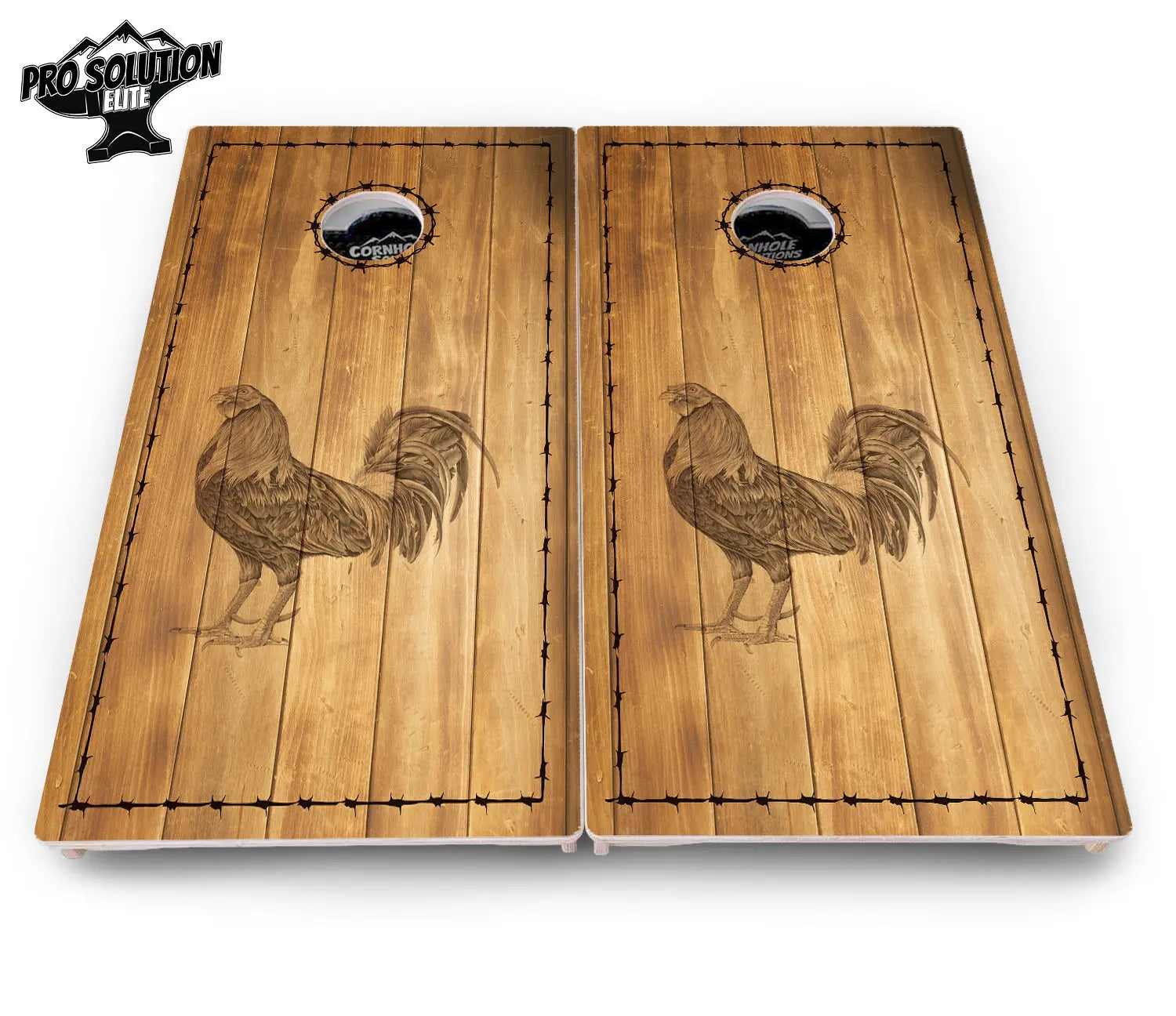 Barnyard Cornhole Boards - Pro Solution Elite Series by Cornhole Solutions, custom cornhole board detail photo 10