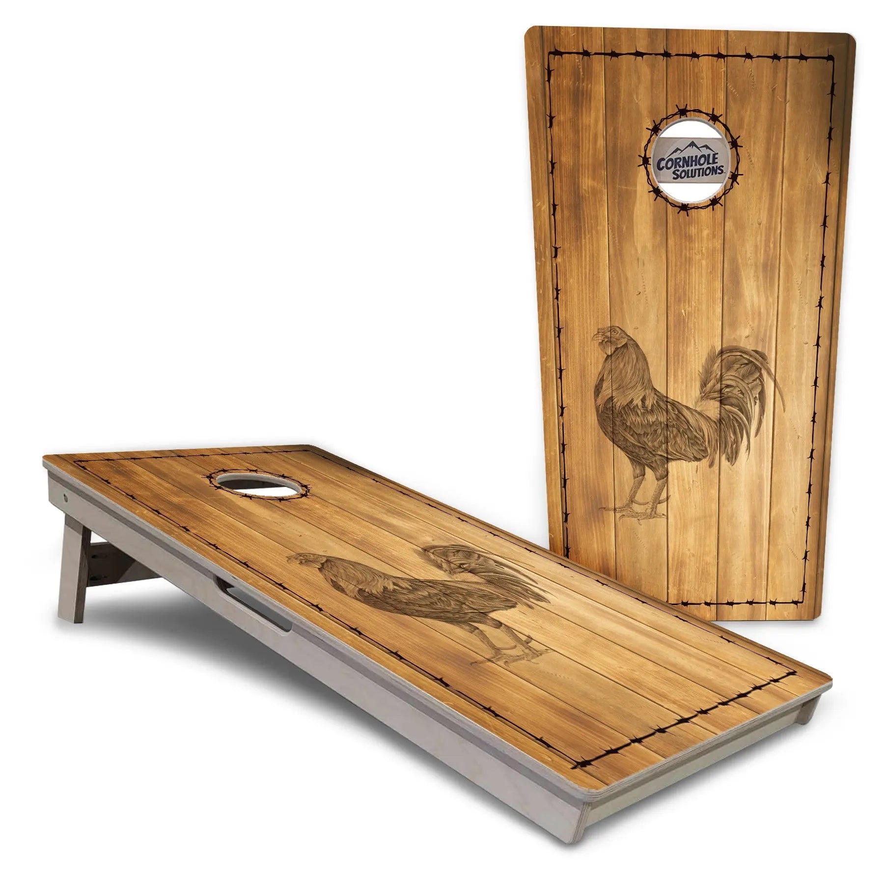 Barnyard Cornhole Boards - Professional Tournament Series by Cornhole Solutions, custom cornhole board detail photo 8