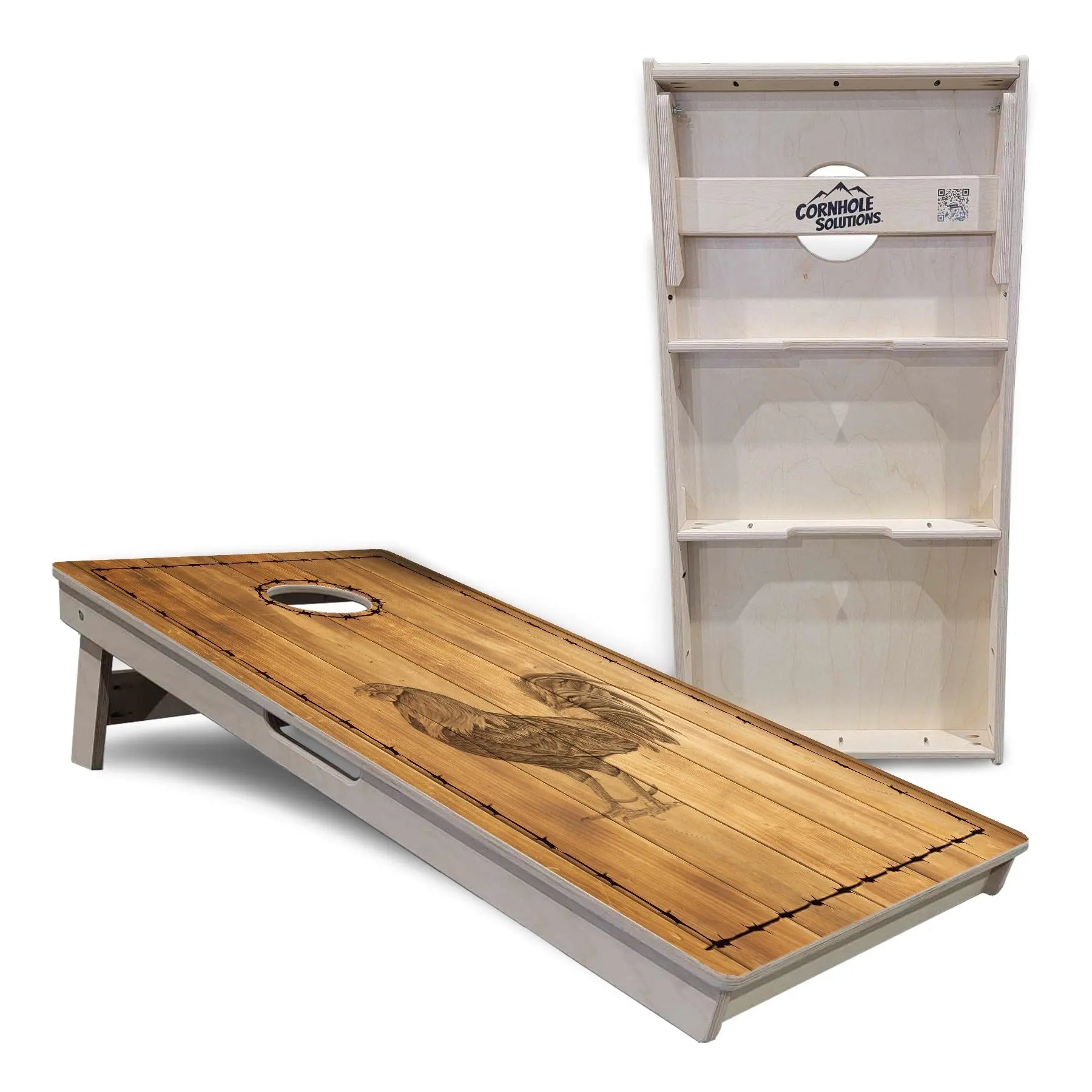 Barnyard Cornhole Boards - Professional Tournament Series by Cornhole Solutions, custom cornhole board detail photo 9