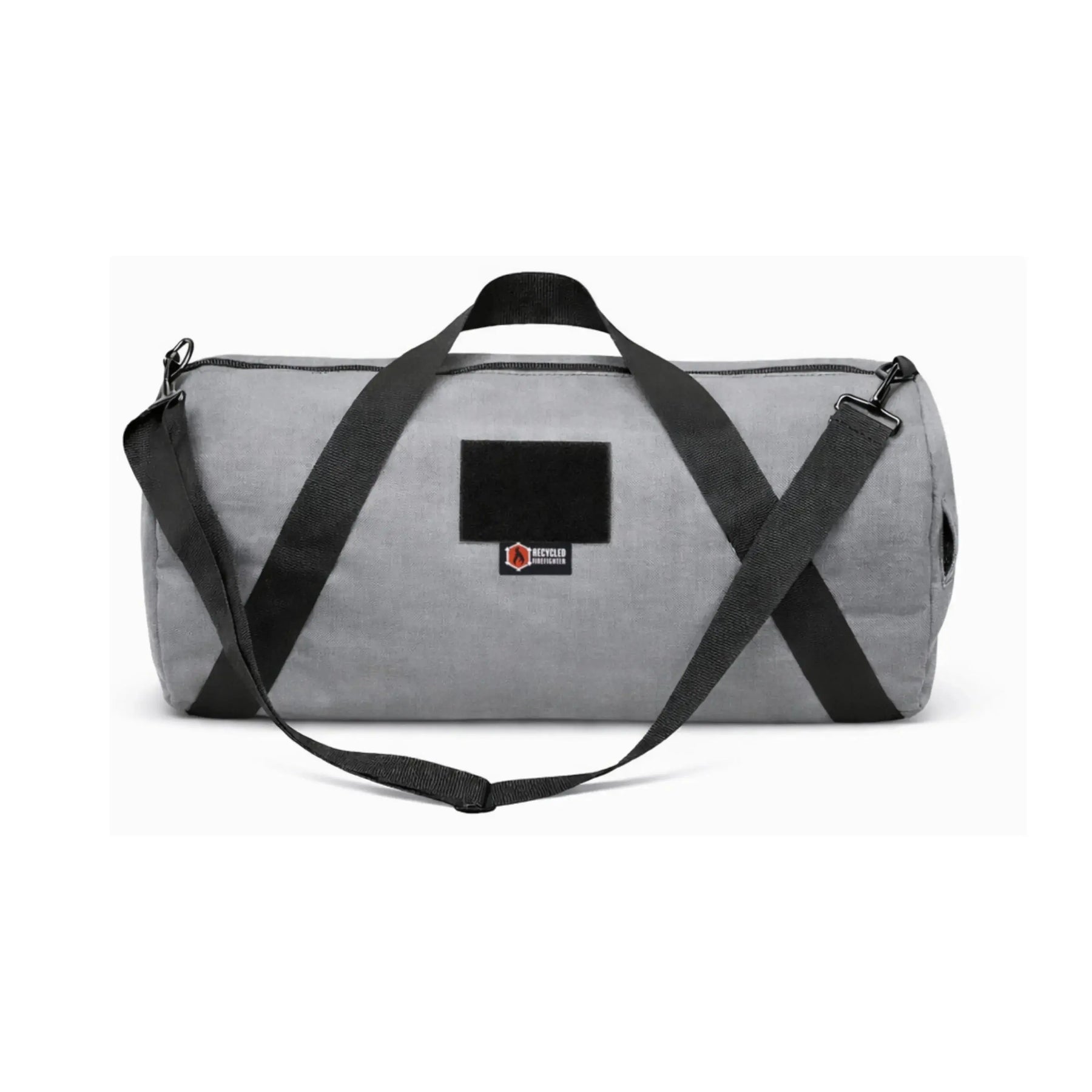 Barrel Duffle Bag 1000D by Recycled Firefighter, handmade leather goods detail photo 9