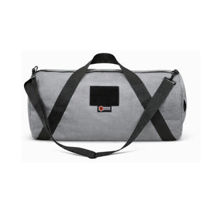Barrel Duffle Bag 1000D by Recycled Firefighter, handmade leather goods detail photo 9