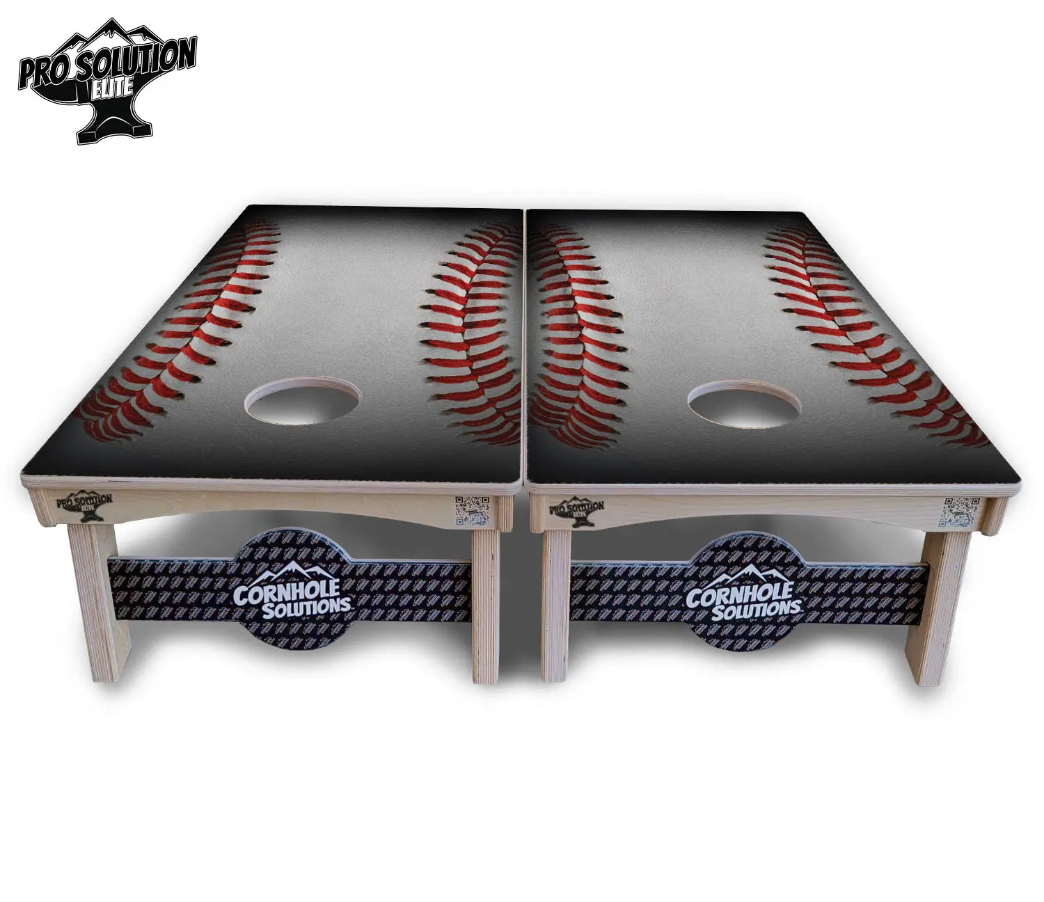 Baseball Cornhole Boards - Pro Solution Elite Series by Cornhole Solutions, custom cornhole board detail photo 3