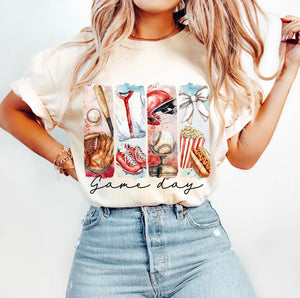 Baseball Game Day Shirt by Southern Backroad Tees LLC, Southern lifestyle apparel main product photo