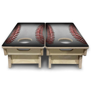 Baseball - Mini or Vacation Size Cornhole Boards by Cornhole Solutions, custom cornhole board detail photo 4