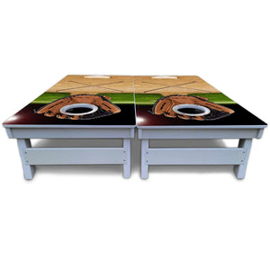 Baseball Theme Cornhole Boards - All Weather Series by Cornhole Solutions, custom cornhole board detail photo 5