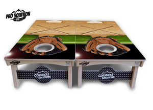 Baseball Theme Cornhole Boards - Pro Solution Lite Series by Cornhole Solutions, custom cornhole board detail photo 3