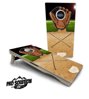 Baseball Theme Cornhole Boards - Pro Solution Lite Series by Cornhole Solutions, custom cornhole board detail photo 2
