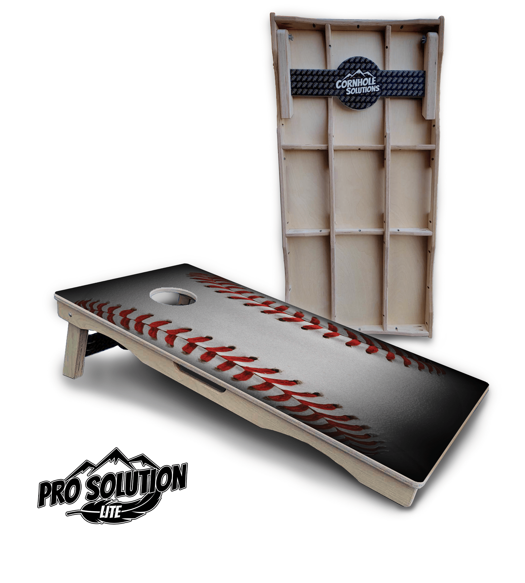 Baseball Cornhole Boards - Pro Solution Lite Series