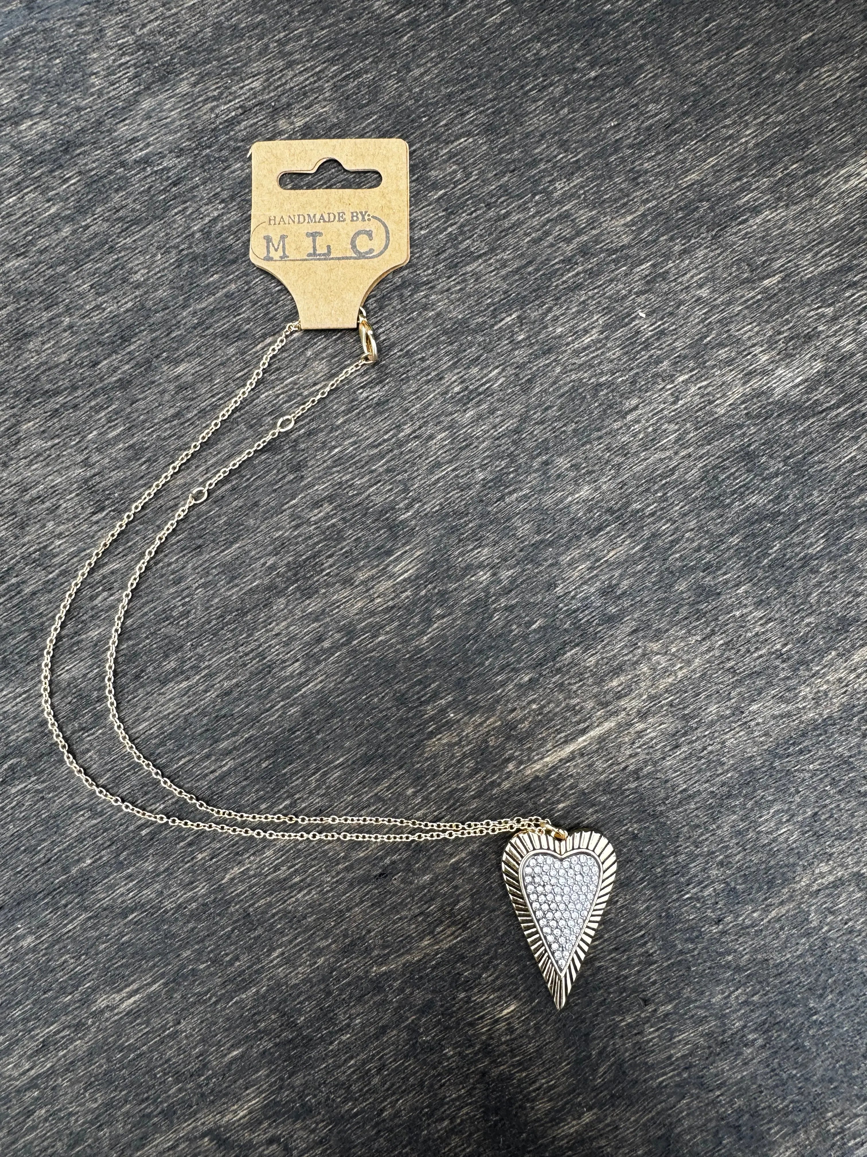 Battle Heart Necklace | Fantasy Cosplay Jewelry Gift by Mushroom Lady Co, handmade jewelry detail photo 2