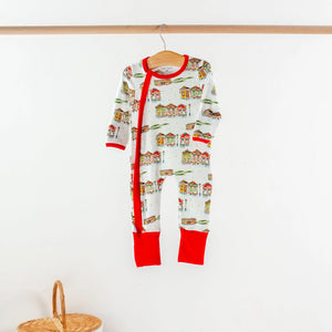 Bayou Wonderland Organic Cotton Christmas Kids Pajamas by Nola Tawk, Southern food gift detail photo 2