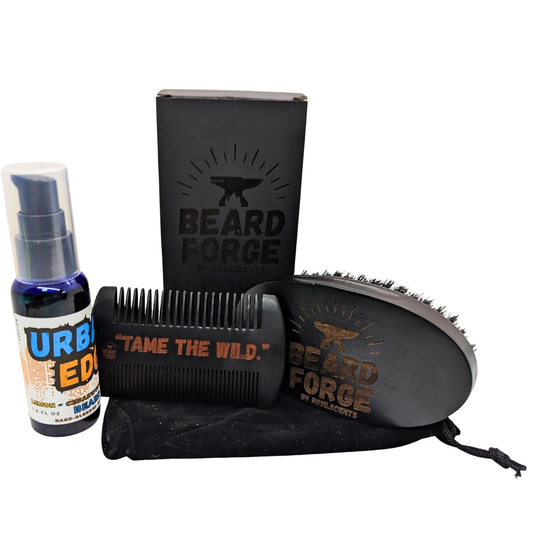 Beard Forge™ Premium Grooming Set | Refined. Rugged. Resilient. by ResilScents, shaving kits detail photo 2