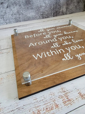 Behind you Quote Plaque by EverLee Creations, Southern home decor detail photo 7