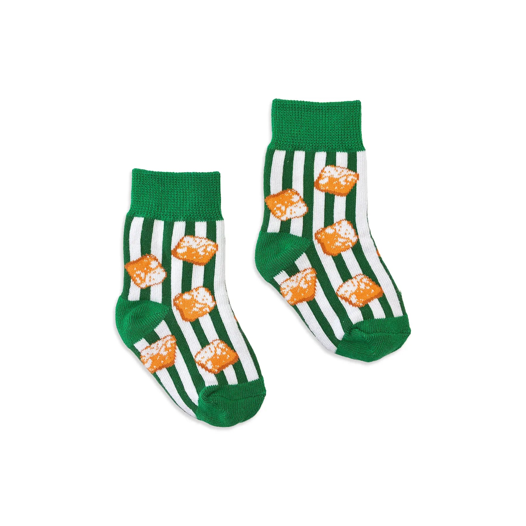 Beignet All Day Baby & Toddler Socks by Nola Tawk, children's boutique clothing detail photo 2