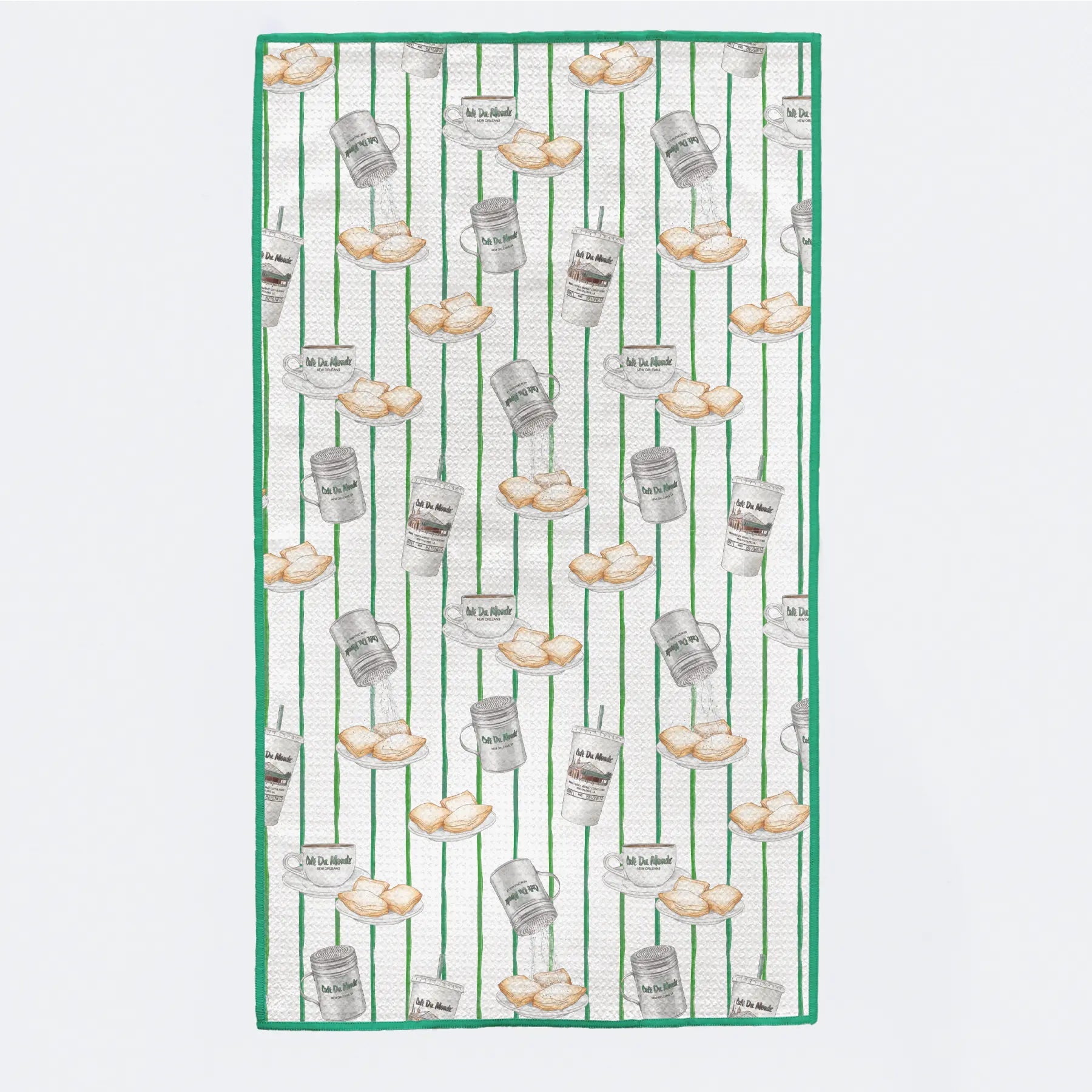 Beignet All Day Kitchen Towel by Nola Tawk, tea towel detail photo 2