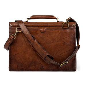 Benjamin Leather Briefcase by Mission Mercantile Leather Goods, Southern food gift detail photo 7