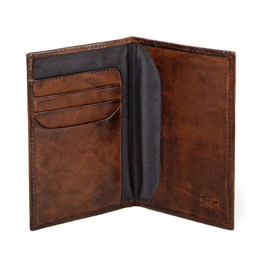 Benjamin Leather Passport Wallet by Mission Mercantile Leather Goods, Southern food gift detail photo 6