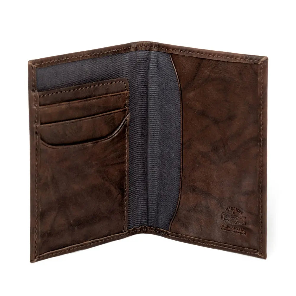 Benjamin Leather Passport Wallet by Mission Mercantile Leather Goods, Southern food gift detail photo 10