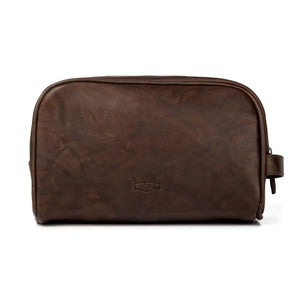 Benjamin Leather Toiletry Wash Bag by Mission Mercantile Leather Goods, Southern food gift detail photo 10