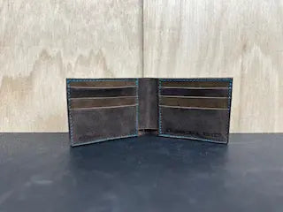 Bi-Fold Wallet by Kw Leatherworks, handmade leather goods detail photo 6