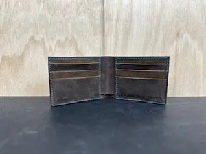 Bi-Fold Wallet by Kw Leatherworks, handmade leather goods detail photo 6