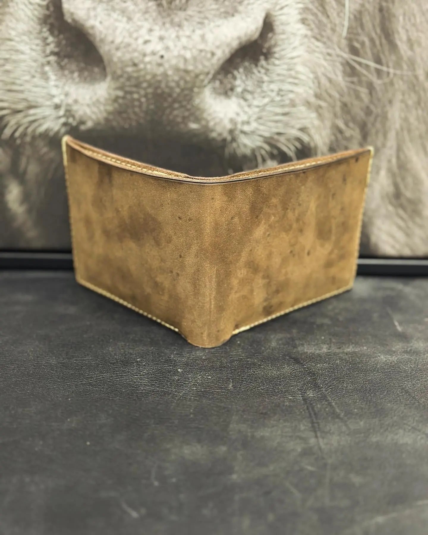 Bi-Fold Wallet by Kw Leatherworks, handmade leather goods detail photo 15