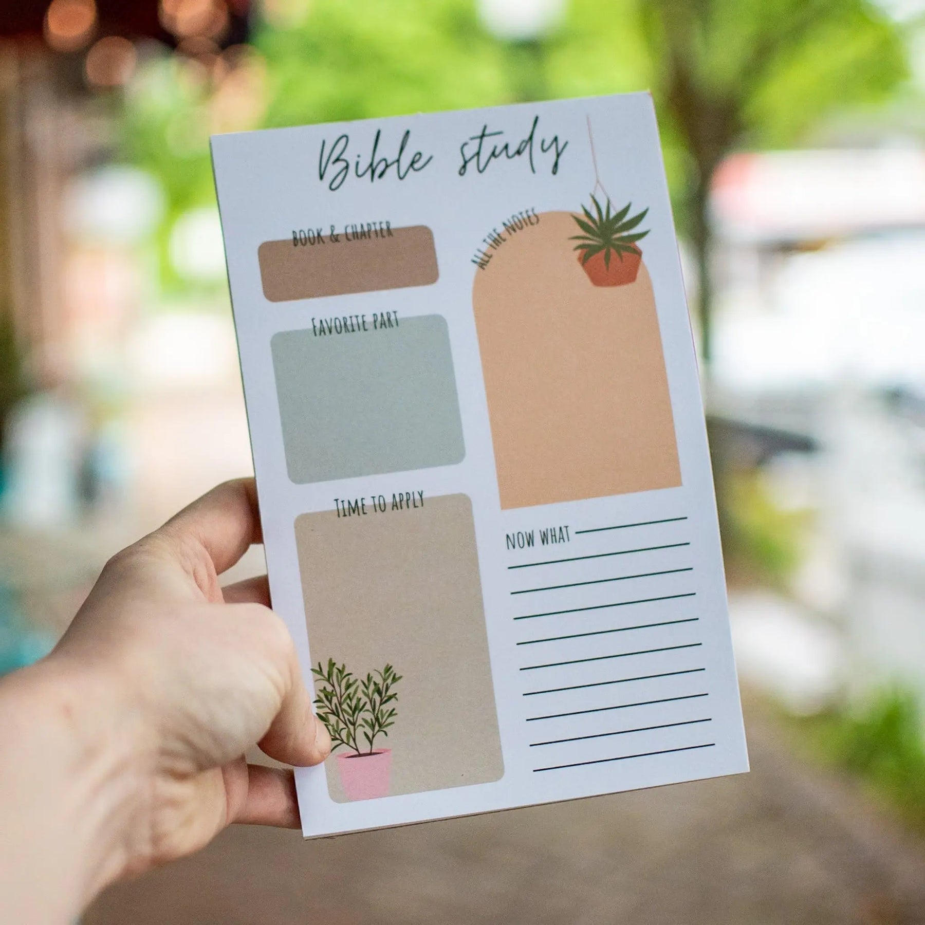 Bible Study - Notepad by Still Magnolia, stationery main product photo