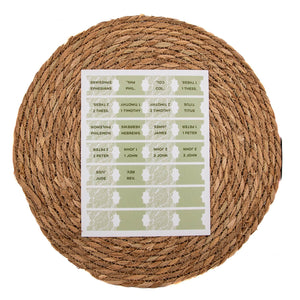 Bible Tabs - Leafy Luxe Pattern by Still Magnolia, stationery detail photo 2