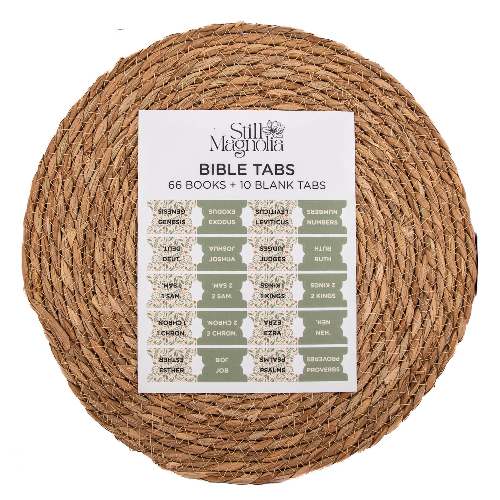 Bible Tabs - Meadow Breeze Pattern by Still Magnolia, stationery detail photo 3