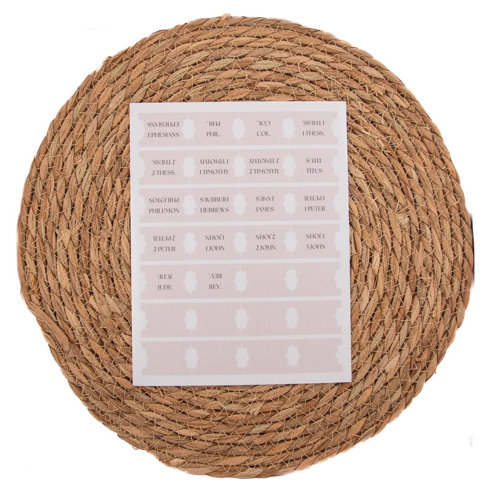 Bible Tabs - Cream by Still Magnolia, stationery detail photo 2