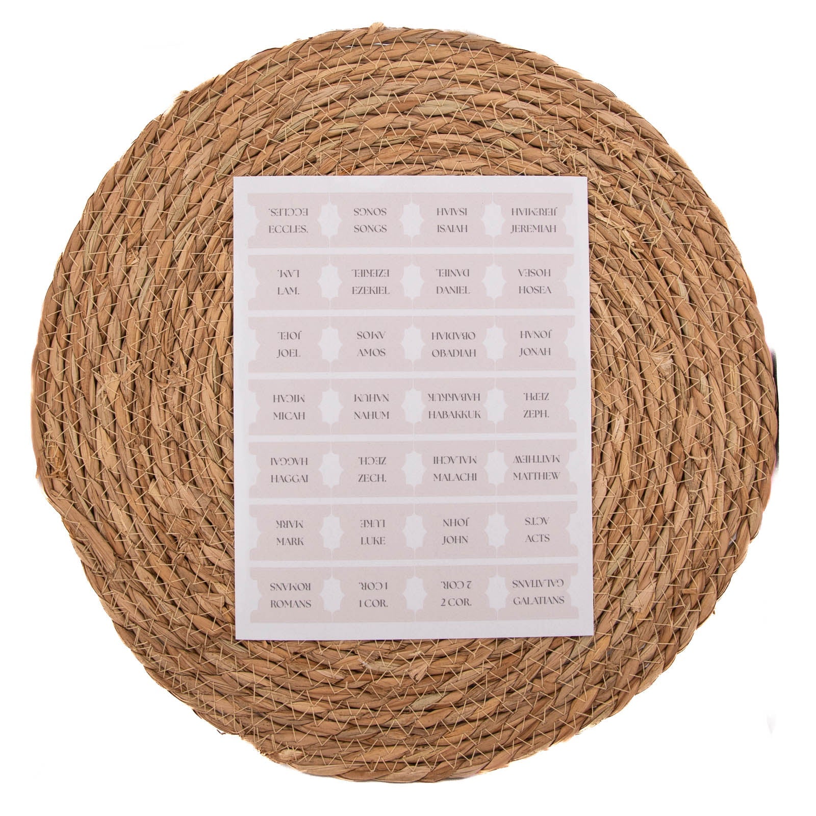Bible Tabs - Cream by Still Magnolia, stationery detail photo 3