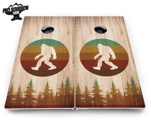 Bigfoot Circle Cornhole Boards - Pro Solution Elite Series by Cornhole Solutions, custom cornhole board detail photo 4